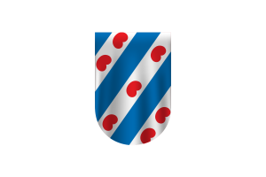 Friesland Flag Vector Free Dowanlod (SVG, PNG) flag