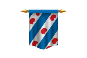 Friesland Flag Royal Banner flag