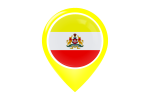 Karnataka Flag Map Pin Icon flag