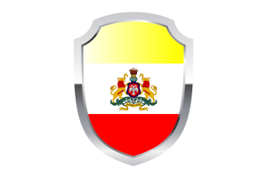 Karnataka Shield Logo flag