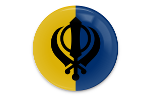 Khalistan Flag Vector Art flag