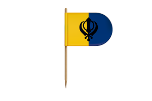 Khalistan Flag for Desk, Table flag