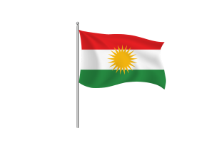 Kurdistan Flag Clipart flag