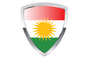 Kurdistan Shield Flag flag