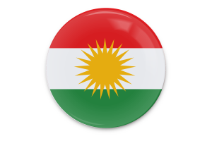 Kurdistan Flag Vector Art flag
