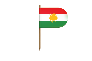 Kurdistan Flag for Desk, Table flag