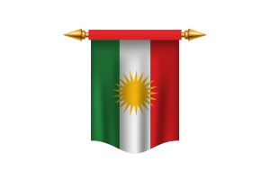 Kurdistan Flag Royal Banner flag
