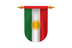 Kurdistan Flag Emblem Vector Images flag