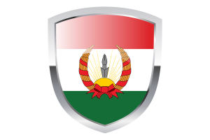 National Flag of Mahabad Clipart flag