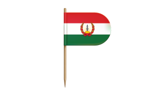 Mahabad Flag for Desk, Table flag