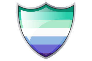 Shield with Flag of MLM flag