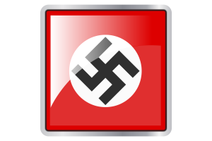 Shield with Flag of Nazi flag