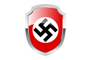 Nazi Shield Logo flag