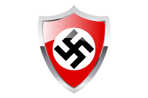 Waving Flag of Nazi flag