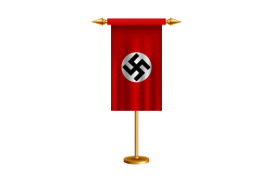 Nazi Ceremonial Flag Vector Free flag