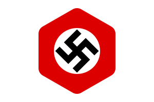 Nazi Flag Vector Illustration flag