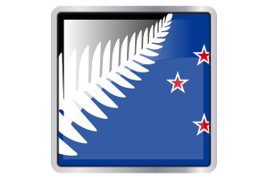 New Zealand Flag Square icon flag
