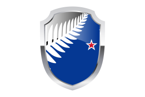 New Zealand Shield Logo flag