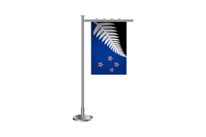 3d New Zealand Standing Flag flag