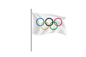 Clipart de la bandera olímpica flag