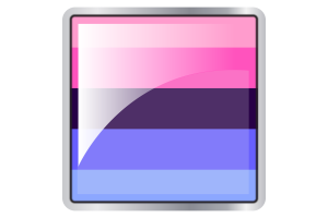 Icône Carrée du Drapeau Omnisexuel flag
