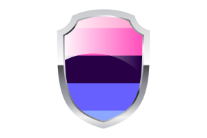Logo du Bouclier Omnisexuel flag