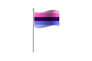 Drapeau Omnisexuel Flottant flag
