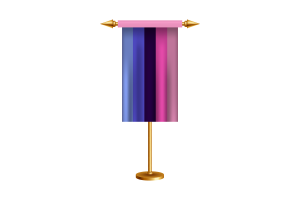 Drapeau Cérémonial Omnisexuel Vectoriel Gratuit flag