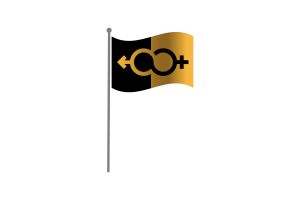 Waving Flag of Super Straight flag