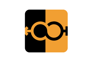 Super Straight Flag Square Rounded Shape flag