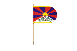 Tibet Flag for Desk, Table flag