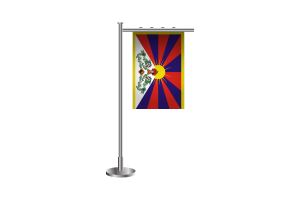3d Tibet Standing Flag flag