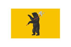 Yaroslavl Flag Vector Illustration flag