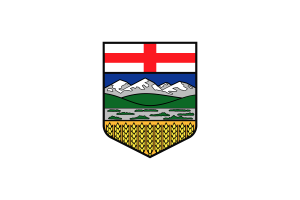  Emblem of Alberta flag