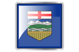 Alberta Flag Square icon flag