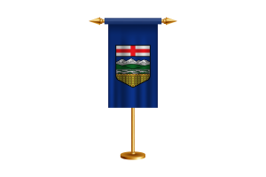 Alberta Ceremonial Flag Vector Free flag