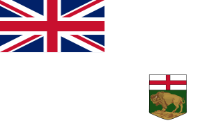 Emblem of Manitoba flag