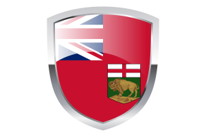 National Flag of Manitoba Clipart flag
