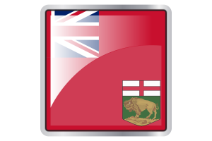 Manitoba Flag Square icon flag