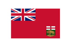 Manitoba Flag Vector Illustration flag
