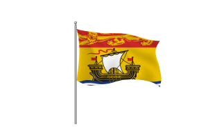 Clipart du drapeau du Nouveau-Brunswick flag