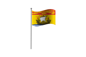 Drapeau flottant du Nouveau-Brunswick flag