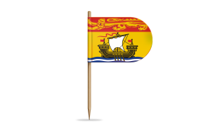 Drapeau du Nouveau-Brunswick pour bureau, table flag