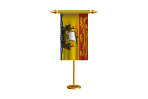 Drapeau cérémoniel du Nouveau-Brunswick vecteur gratuit flag