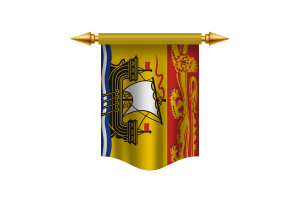 Bannière royale du drapeau du Nouveau-Brunswick flag