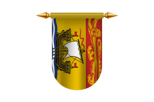 Images vecteur de l'emblème du drapeau du Nouveau-Brunswick flag