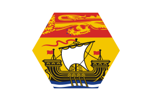 Drapeau du Nouveau-Brunswick vecteur gratuit | SVG et PNG flag