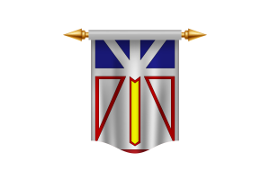 Newfoundland and Labrador Flag Royal Banner flag