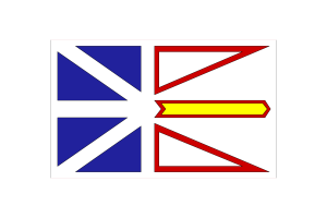 Newfoundland and Labrador Flag Vector Illustration flag