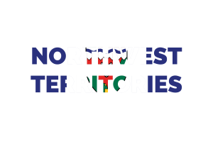 Arte de texto de los Territorios del Noroeste flag